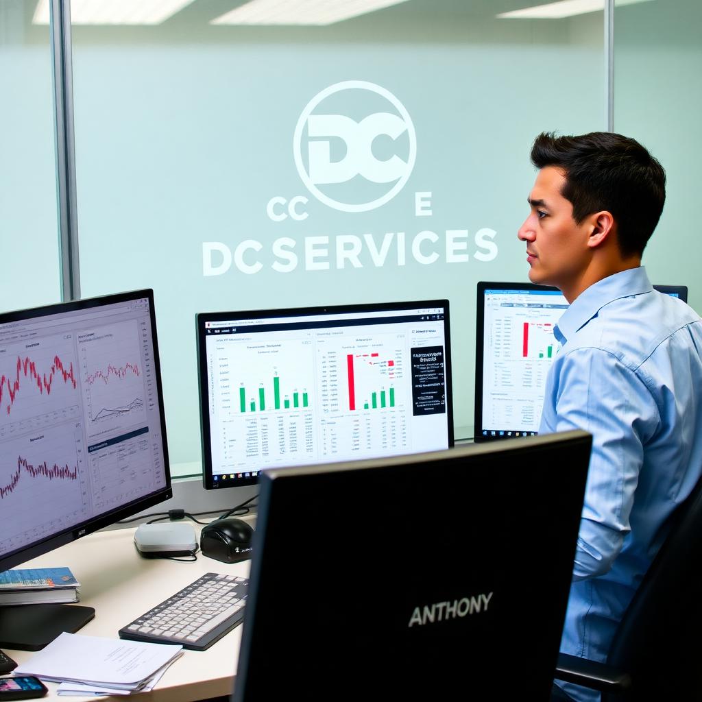 Reviewing P&L figures across dual monitors