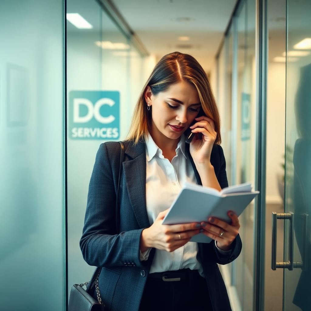 Reviewing notes on a quick corridor call