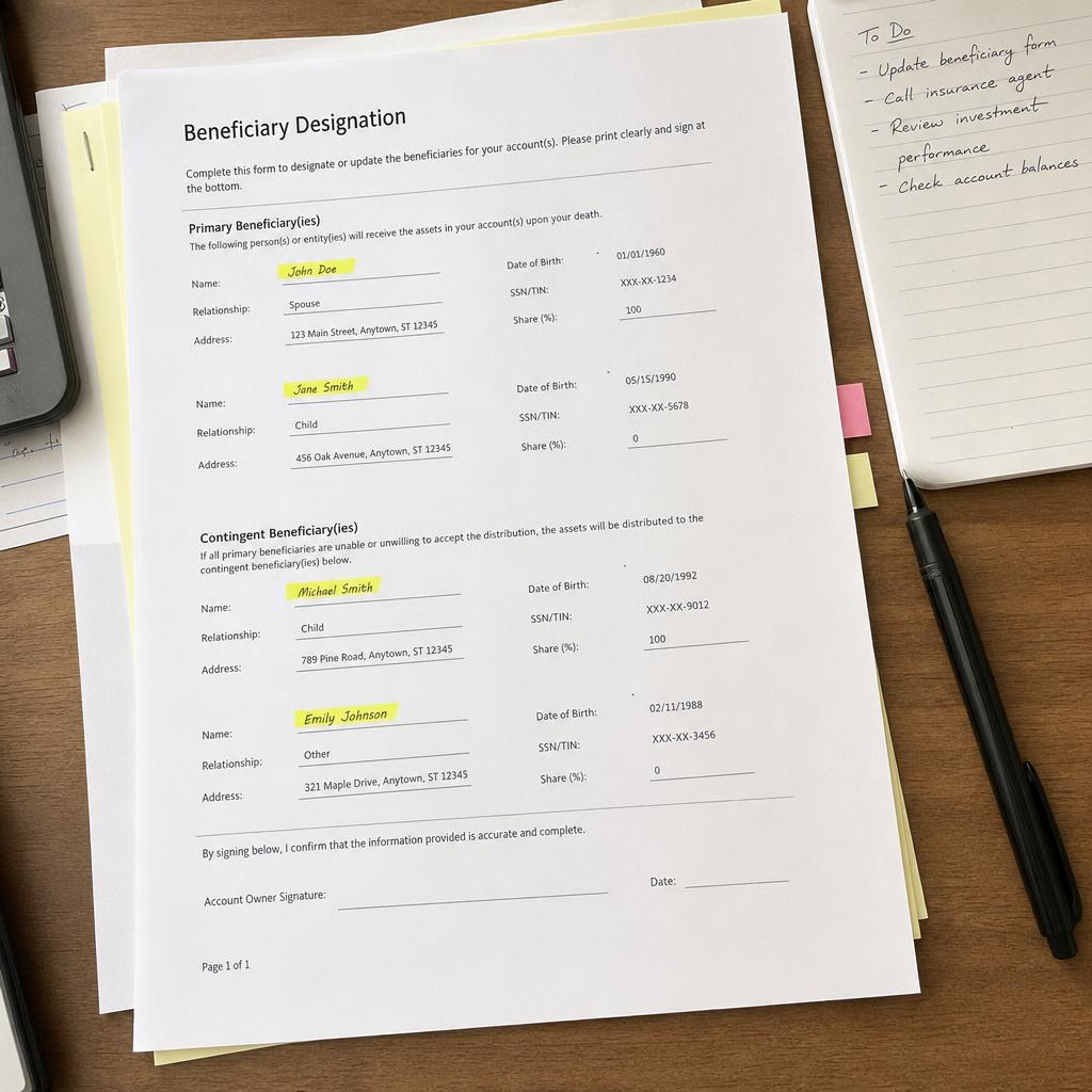 Beneficiary Documentation Indexing