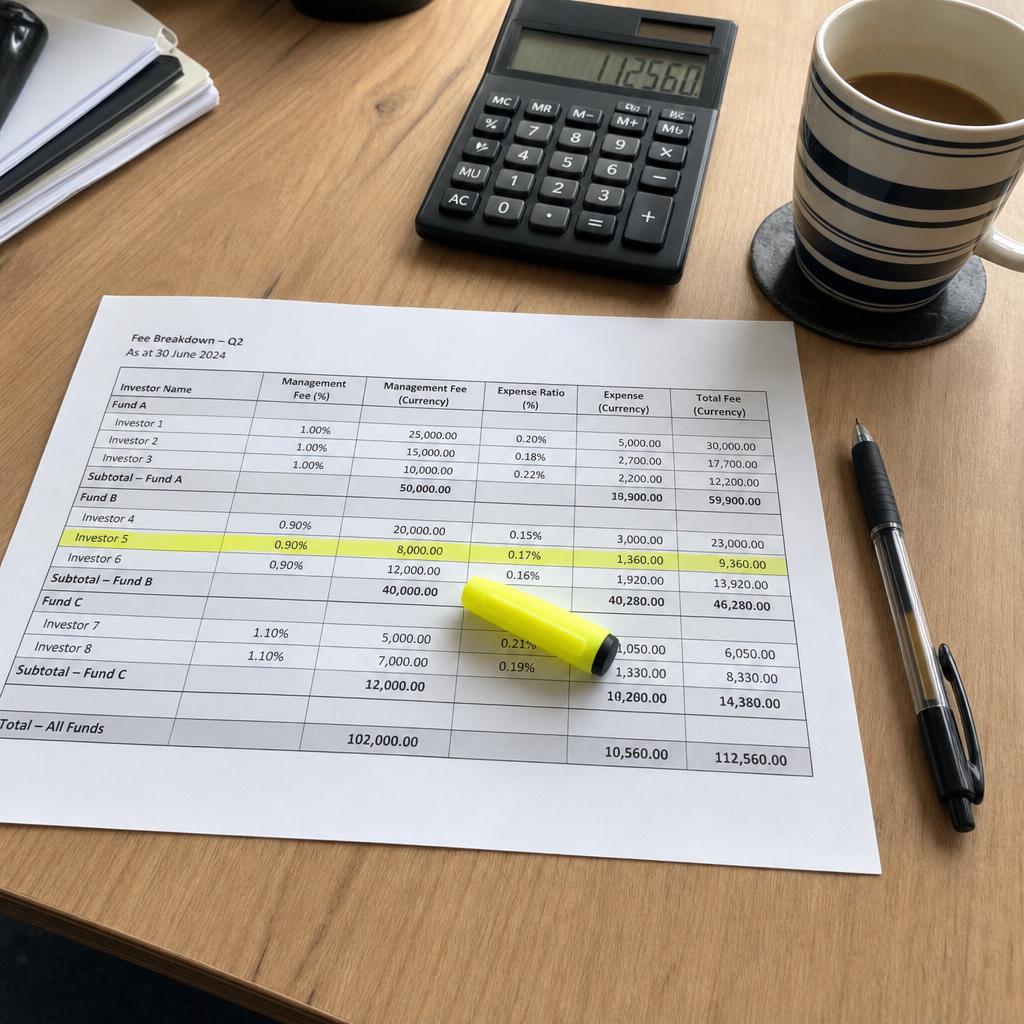 Fee & Cost Structure Documentation
